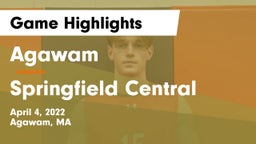 Agawam  vs Springfield Central  Game Highlights - April 4, 2022
