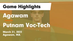 Agawam  vs Putnam Voc-Tech Game Highlights - March 31, 2022