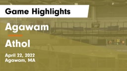 Agawam  vs Athol  Game Highlights - April 22, 2022