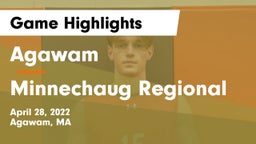 Agawam  vs Minnechaug Regional  Game Highlights - April 28, 2022