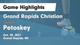 Grand Rapids Christian  vs Petoskey Game Highlights - Oct. 28, 2021