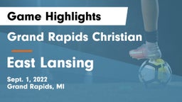Grand Rapids Christian  vs East Lansing  Game Highlights - Sept. 1, 2022