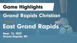 Grand Rapids Christian  vs East Grand Rapids  Game Highlights - Sept. 13, 2022