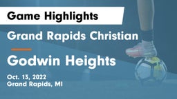 Grand Rapids Christian  vs Godwin Heights Game Highlights - Oct. 13, 2022