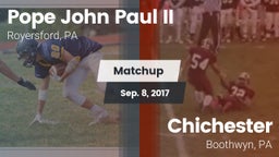 Matchup: Pope John Paul II vs. Chichester  2017