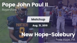 Matchup: Pope John Paul II vs. New Hope-Solebury  2019