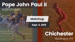 Matchup: Pope John Paul II vs. Chichester  2019