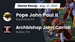 Recap: Pope John Paul II vs. Archbishop John Carroll  2022