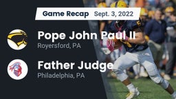 Recap: Pope John Paul II vs. Father Judge  2022