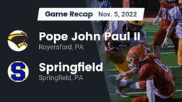 Recap: Pope John Paul II vs. Springfield  2022