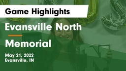 Evansville North  vs Memorial Game Highlights - May 21, 2022