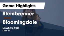 Steinbrenner  vs Bloomingdale  Game Highlights - March 26, 2024