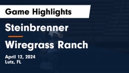 Steinbrenner  vs Wiregrass Ranch Game Highlights - April 12, 2024