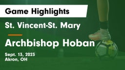 St. Vincent-St. Mary  vs Archbishop Hoban  Game Highlights - Sept. 13, 2023