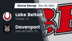 Recap: Lake Belton   vs. Davenport  2021
