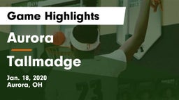 Aurora  vs Tallmadge  Game Highlights - Jan. 18, 2020