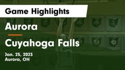 Aurora  vs Cuyahoga Falls  Game Highlights - Jan. 25, 2023