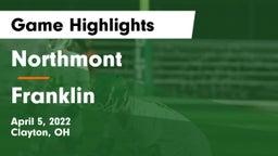 Northmont  vs Franklin  Game Highlights - April 5, 2022