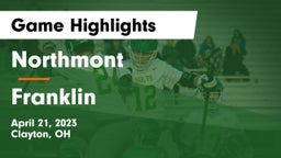 Northmont  vs Franklin  Game Highlights - April 21, 2023