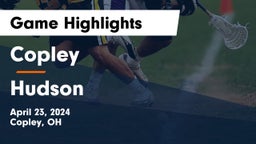 Copley  vs Hudson  Game Highlights - April 23, 2024