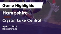 Hampshire  vs Crystal Lake Central  Game Highlights - April 27, 2023