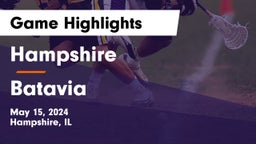 Hampshire  vs Batavia  Game Highlights - May 15, 2024