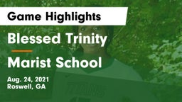 Blessed Trinity  vs Marist School Game Highlights - Aug. 24, 2021