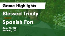 Blessed Trinity  vs Spanish Fort  Game Highlights - Aug. 28, 2021