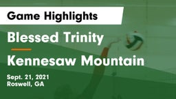 Blessed Trinity  vs Kennesaw Mountain  Game Highlights - Sept. 21, 2021