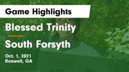 Blessed Trinity  vs South Forsyth  Game Highlights - Oct. 1, 2021