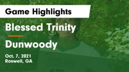 Blessed Trinity  vs Dunwoody Game Highlights - Oct. 7, 2021