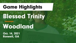 Blessed Trinity  vs Woodland Game Highlights - Oct. 14, 2021