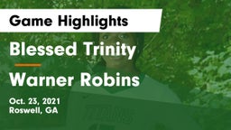 Blessed Trinity  vs Warner Robins   Game Highlights - Oct. 23, 2021