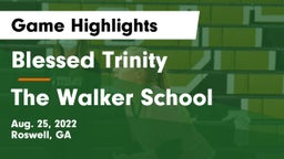 Blessed Trinity  vs The Walker School Game Highlights - Aug. 25, 2022
