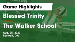 Blessed Trinity  vs The Walker School Game Highlights - Aug. 25, 2022