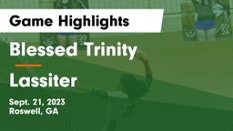 Blessed Trinity  vs Lassiter  Game Highlights - Sept. 21, 2023