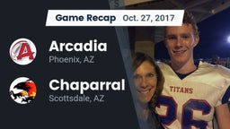 Recap: Arcadia  vs. Chaparral  2017