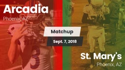 Matchup: Arcadia  vs. St. Mary's  2018