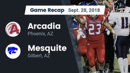 Recap: Arcadia  vs. Mesquite  2018