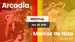 Matchup: Arcadia  vs. Marcos de Niza  2018