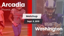 Matchup: Arcadia  vs. Washington  2019