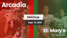 Matchup: Arcadia  vs. St. Mary's  2019