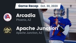 Recap: Arcadia  vs. Apache Junction  2020