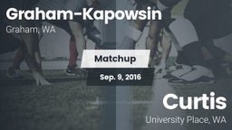 Matchup: Graham-Kapowsin vs. Curtis  2016