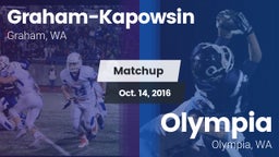 Matchup: Graham-Kapowsin vs. Olympia  2016