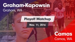Matchup: Graham-Kapowsin vs. Camas  2016