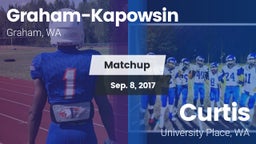 Matchup: Graham-Kapowsin vs. Curtis  2017