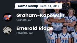 Recap: Graham-Kapowsin  vs. Emerald Ridge  2017