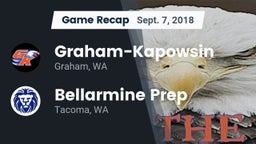 Recap: Graham-Kapowsin  vs. Bellarmine Prep  2018