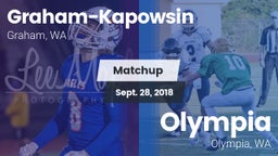 Matchup: Graham-Kapowsin vs. Olympia  2018
